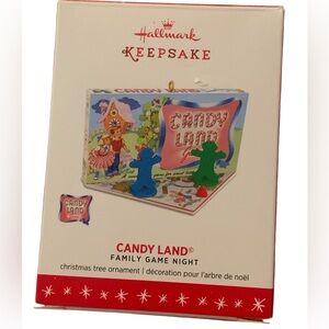 Hallmark Christmas Ornament 2016 CANDY LAND 3rd in Family Game Night Series